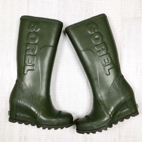 Sorel joan tall rain wedge winter boots woman 8 - Picture 4 of 8